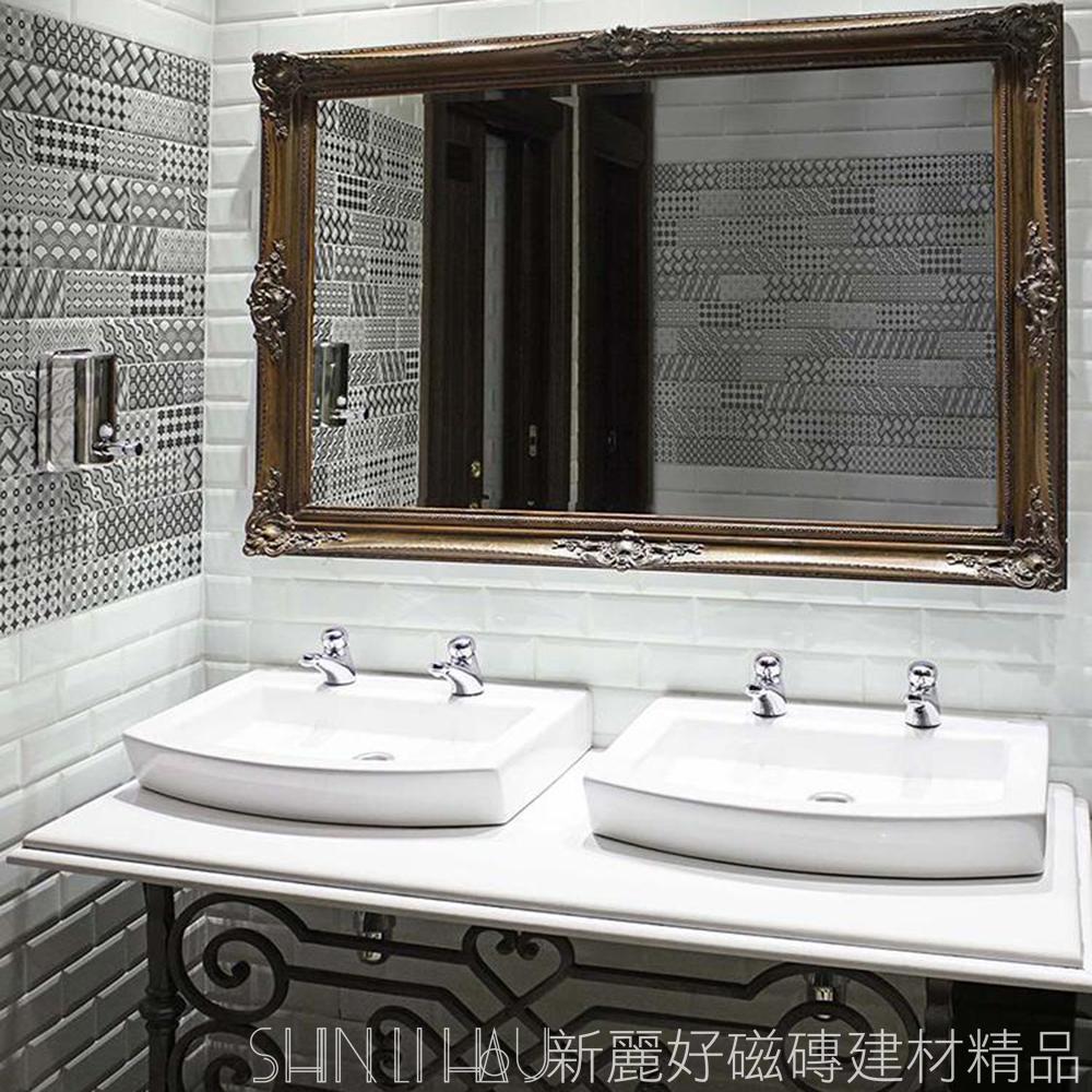 【特價每坪2430元】古典地鐵花磚特價-博柏麗立體亮面磚-古典花磚B999MFA10978F20100