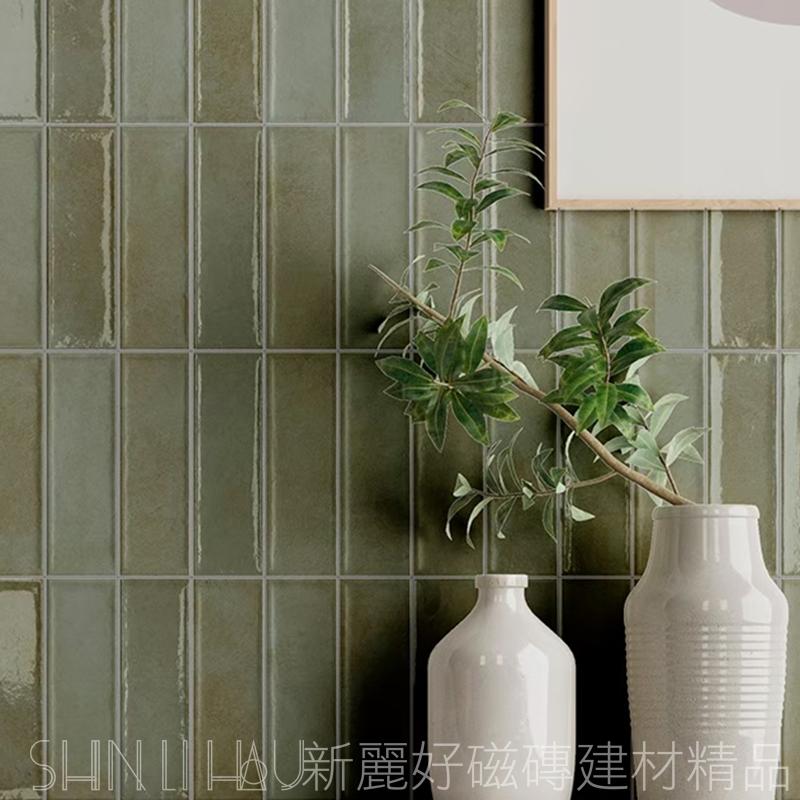 紅色主題牆磁磚-奧蘿拉地鐵磚-紅詳樣式圖