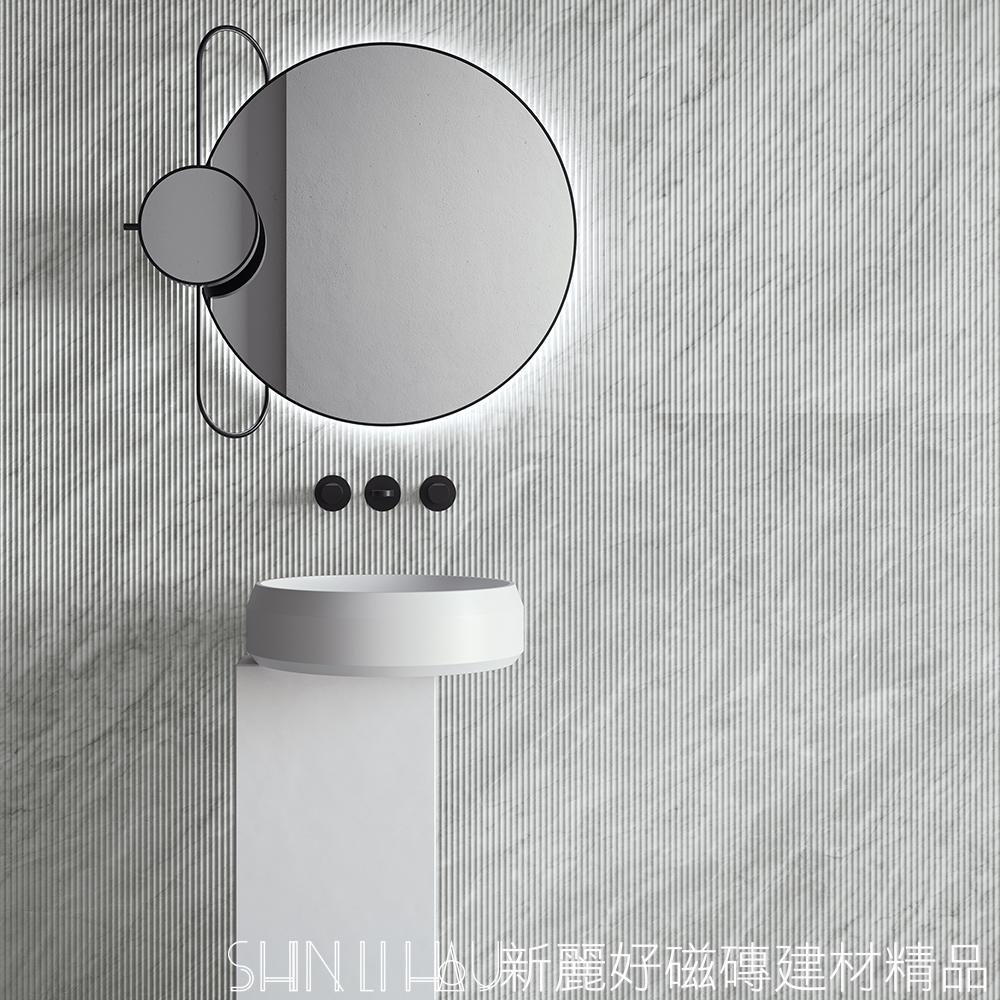 室內灰階設計磁磚-銀緞石-銀絮V008KP61240185022