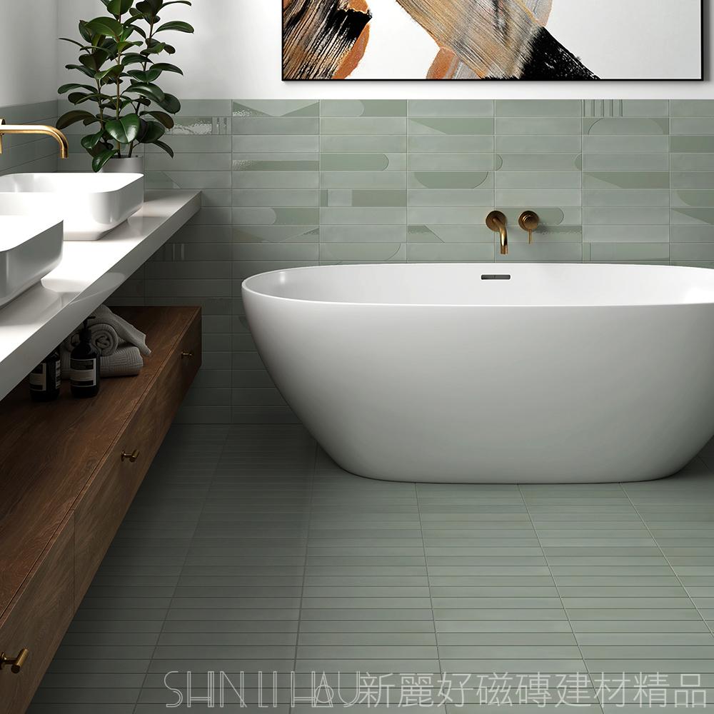 憩谷系列條磚推薦 — 「靜中有光」霧柔面精品風格磁磚詳樣式圖