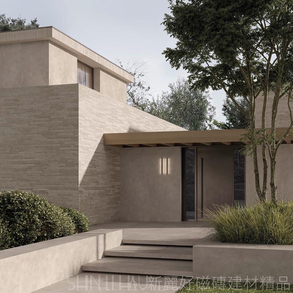 本質水泥 煙暖灰｜60x120 義式水泥紋｜霧面質感｜大器灰階｜客廳/大廳/電視牆詳樣式圖