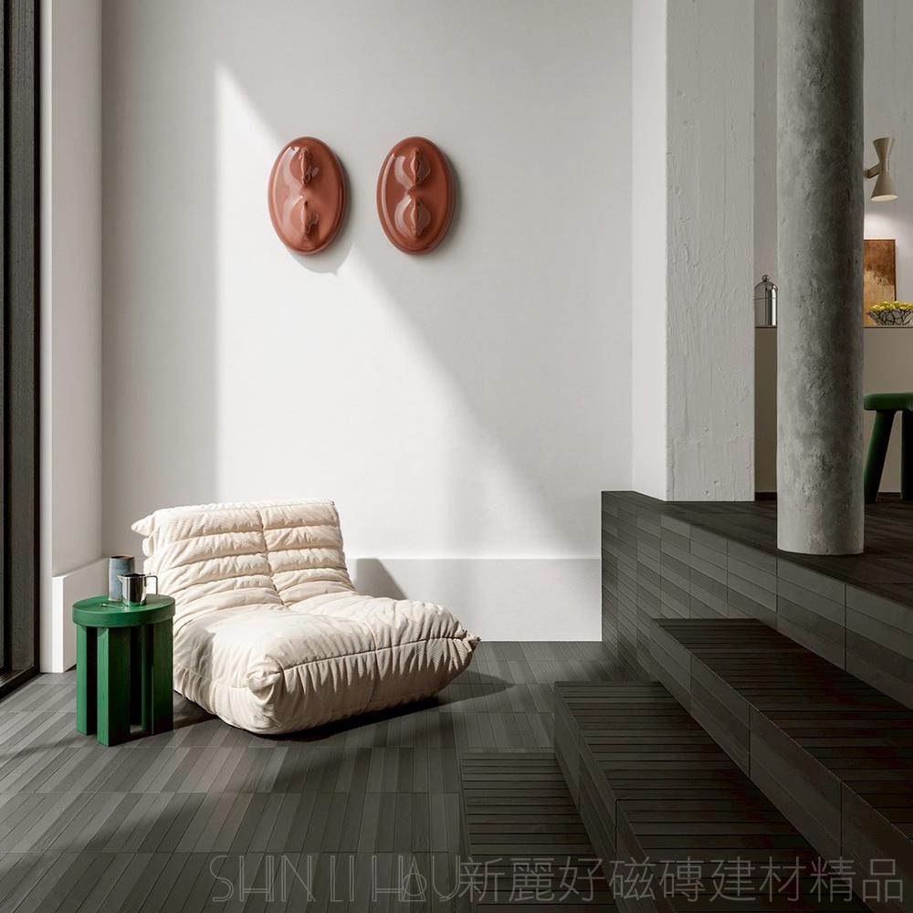 諾瑪・色序 Neo｜結構 Grey 商空牆磚 5×38｜霧面設計細長磚E306EE46425234500