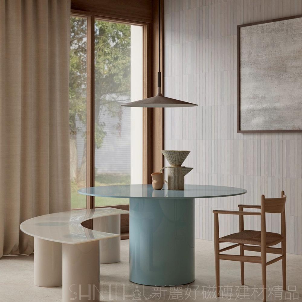 諾瑪・色序 Neo｜留白 White商空牆磚 5×38｜霧面設計細長磚E306EE46425134500