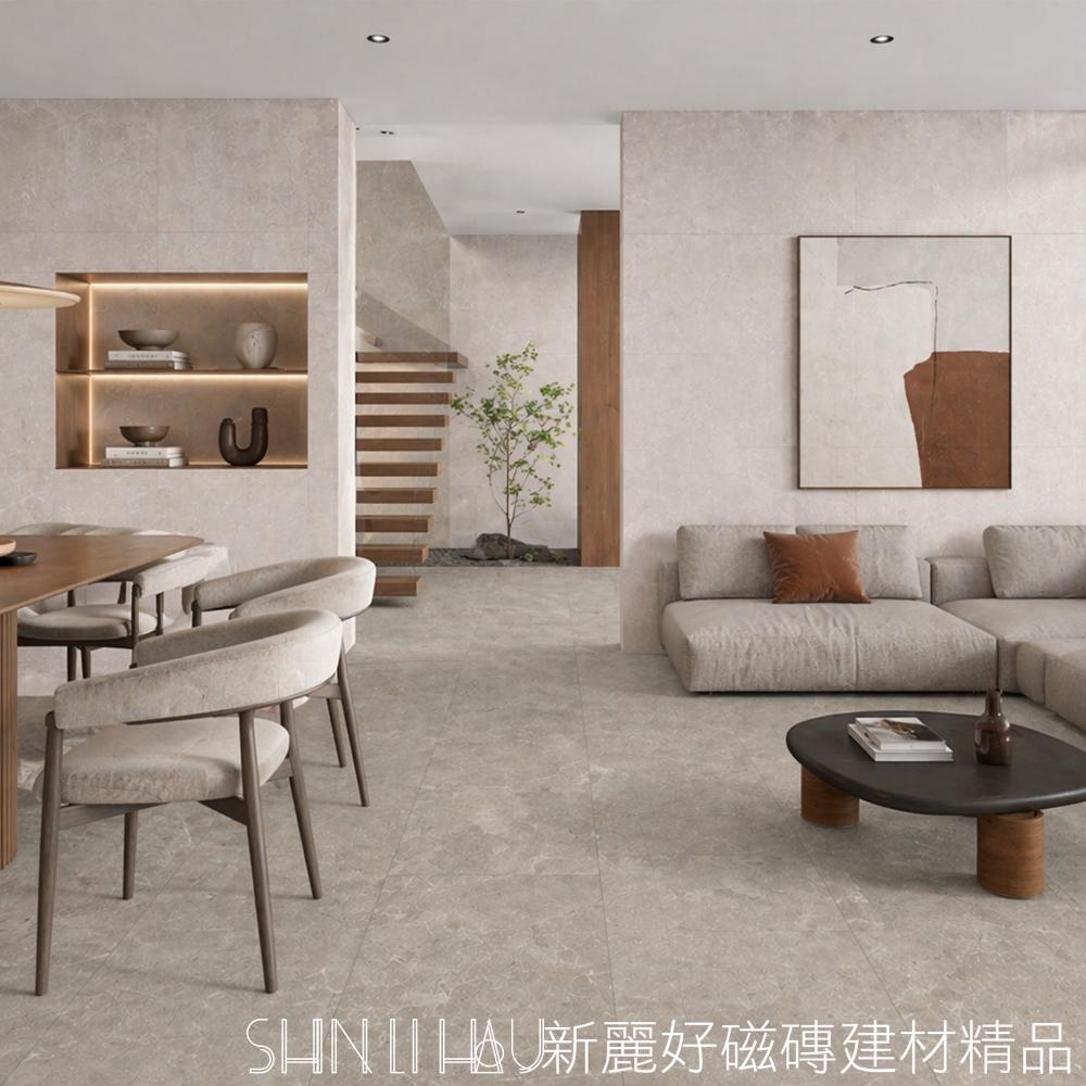 霧岩灰｜西班牙石紋磁磚特價 60x120 岩脈流光K406MOD661410001