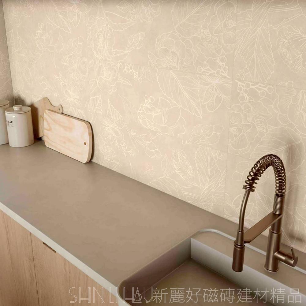 柔陶原陶米花磚｜BAUCER CLAY 30x90｜低調細緻花磚廚房牆面推薦C808JBC39N784F82760